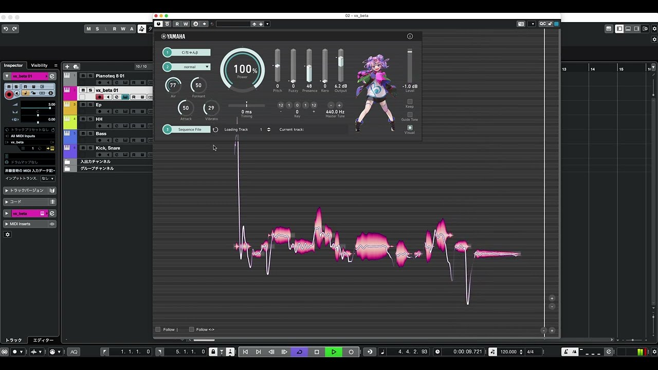 【DTM】VOCALOID β-STUDIO - VX-β 当選したので全キャラだらだら試し打ち【YAMAHA】