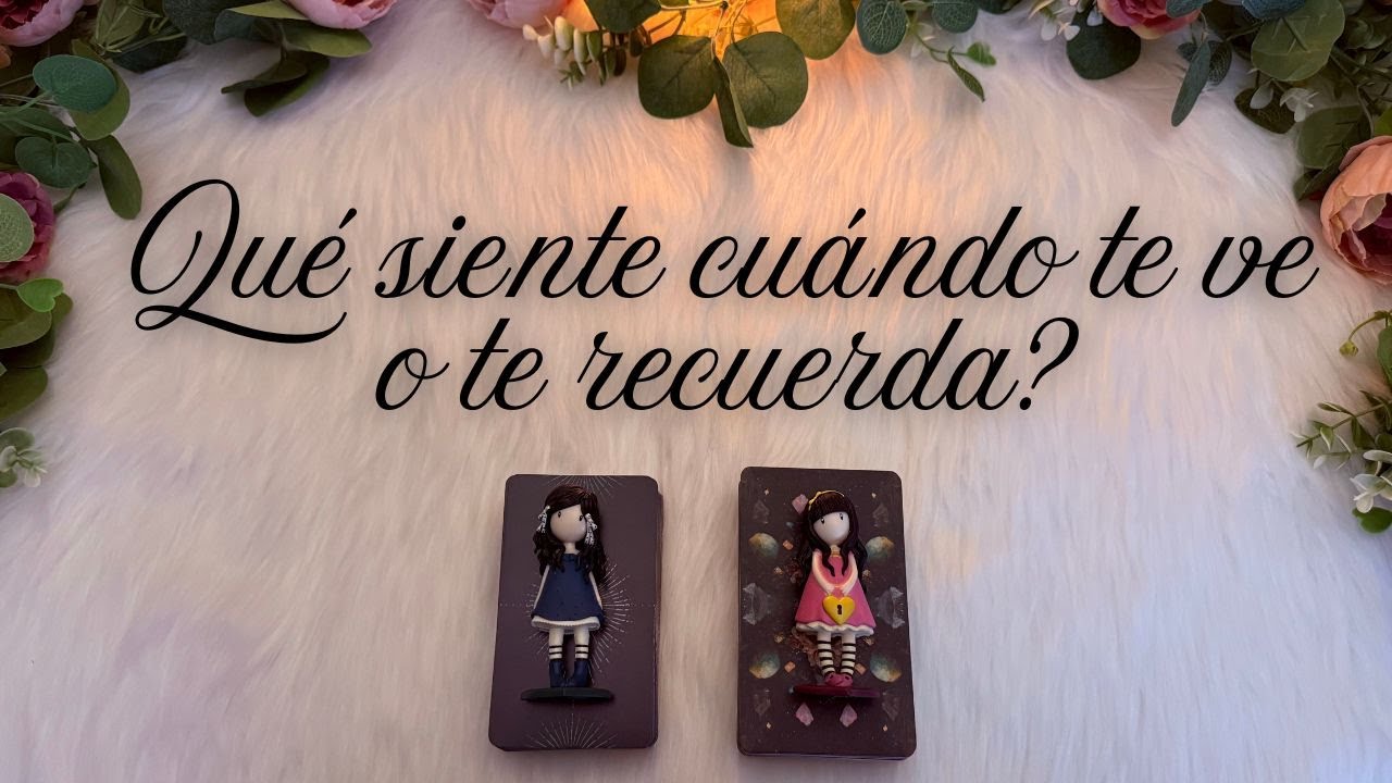 QUÉ SIENTE CUÁNDO ME RECUERDA? ❤️ QUIERE VOLVER A VERME? 🫣QUÉ QUIERE DECIRME?  Tarot interactivo Hoy