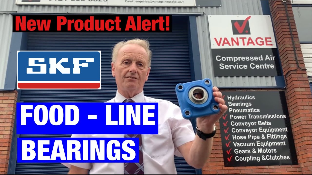 New Product Alert! - SKF Foodline Blue Bearings.