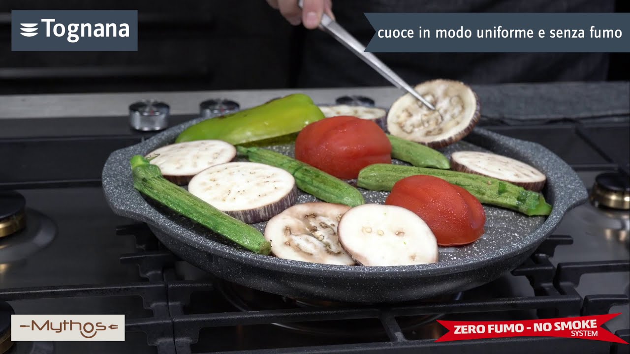 BBQ rettangolare Mythos - Verdure grigliate SENZA FUMO