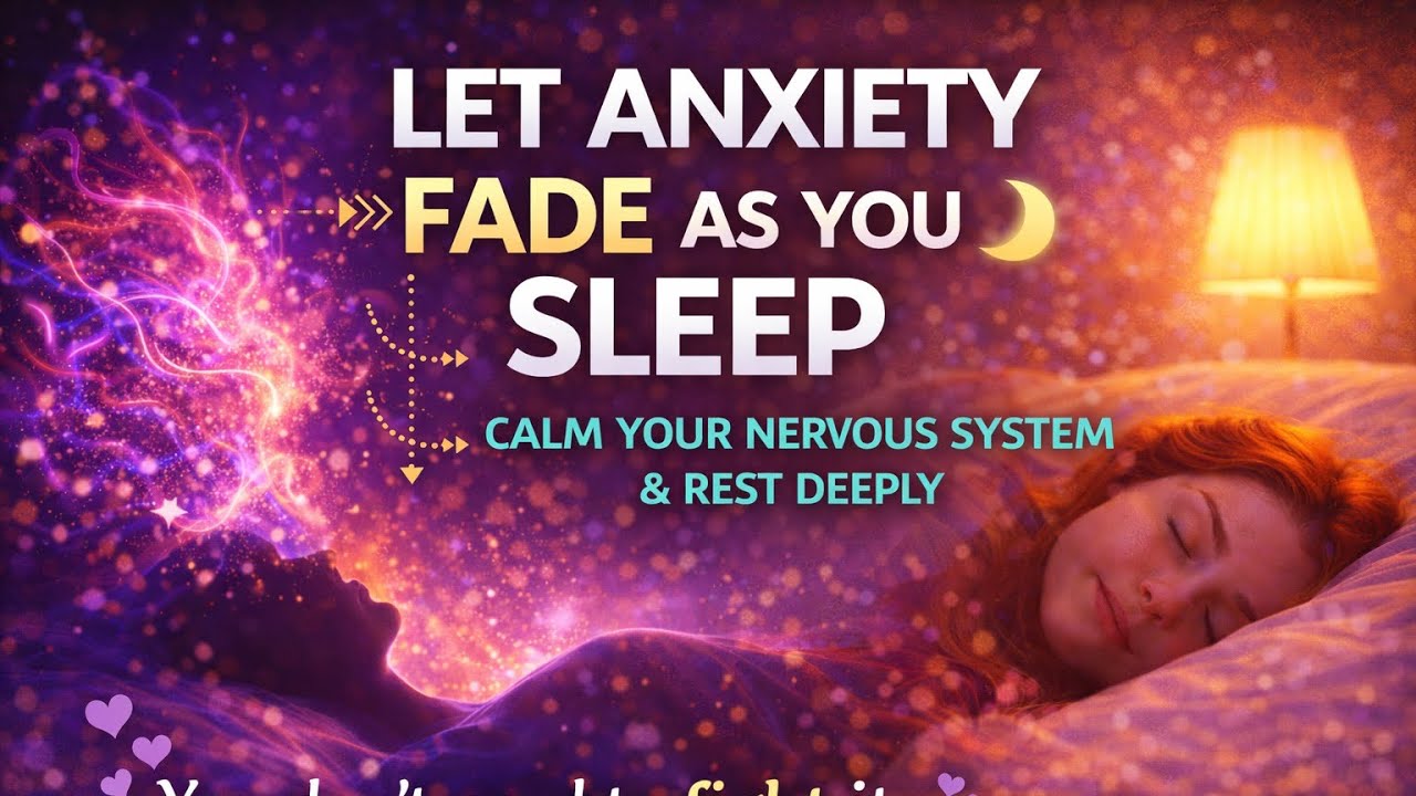 Let Anxiety Fade as You Sleep | Calm Your Nervous System & Rest Deeply