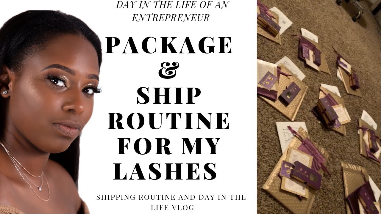 How I Package My Lashes |  Branding is KEY!