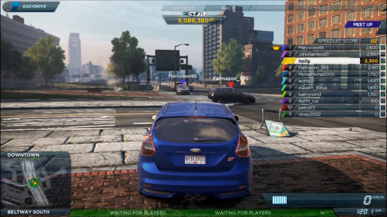 Need For Speed: Most Wanted 2012 | Focus ST in Multiplayer Mode