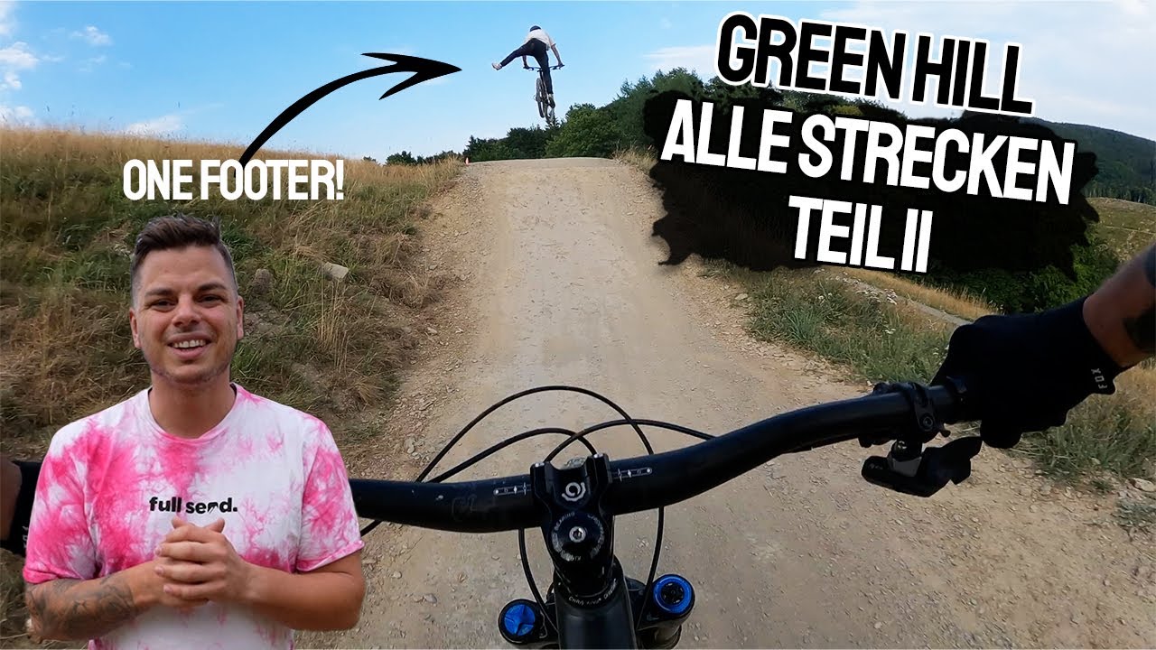 GREEN HILL BIKEPARK | Alle Strecken - Teil 2 | MONSTER Jumplines & viel Abwechslung | Bike and Ride