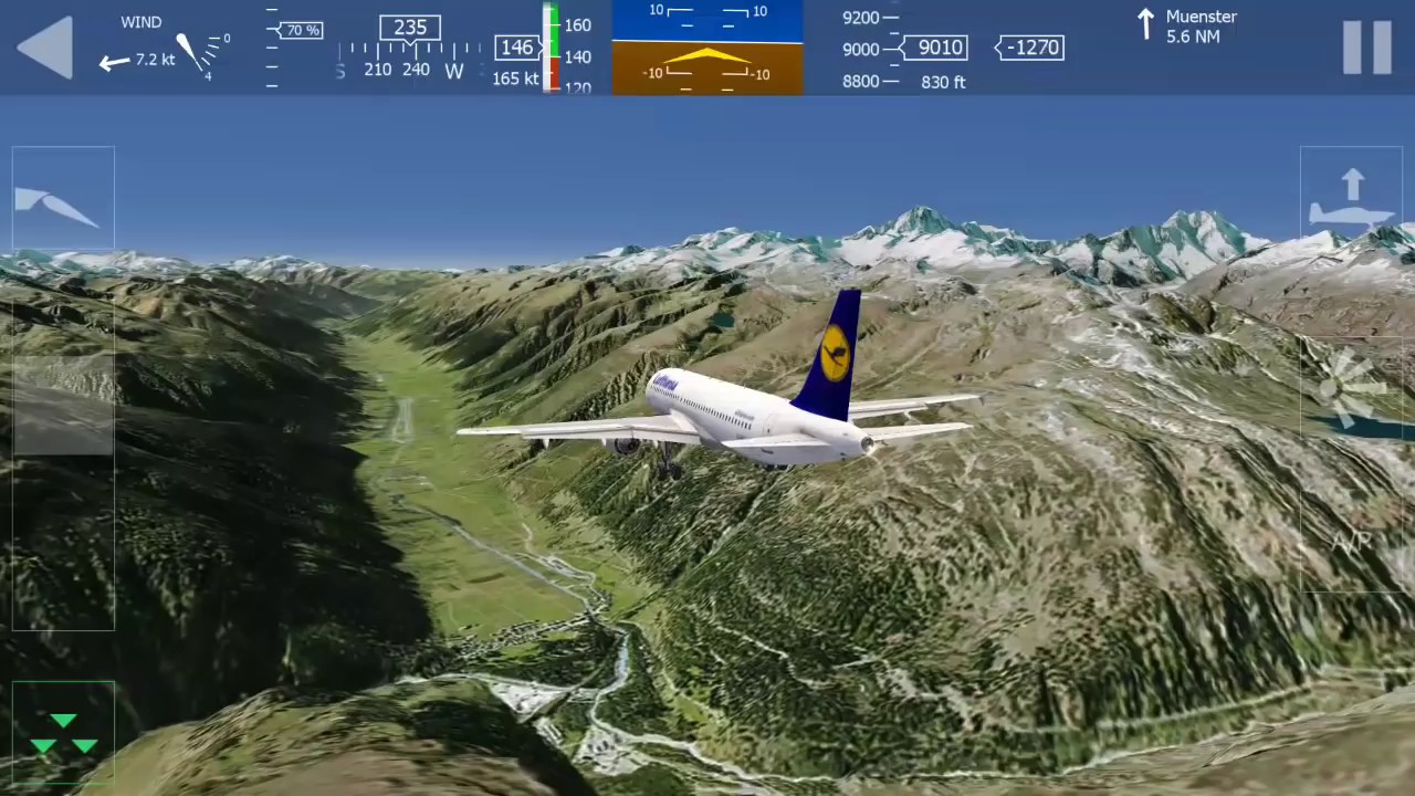 Aerofly 1 Landing Airbus A-320