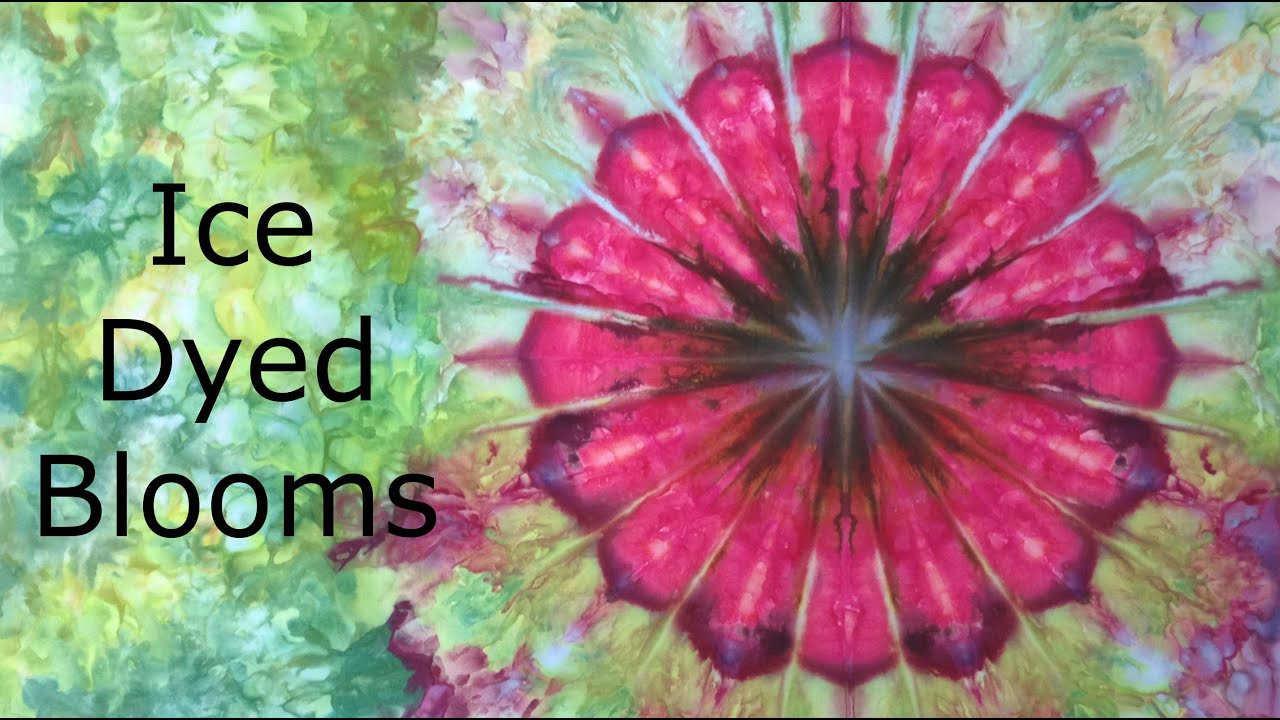 How to Make Ice Dyed Blooms