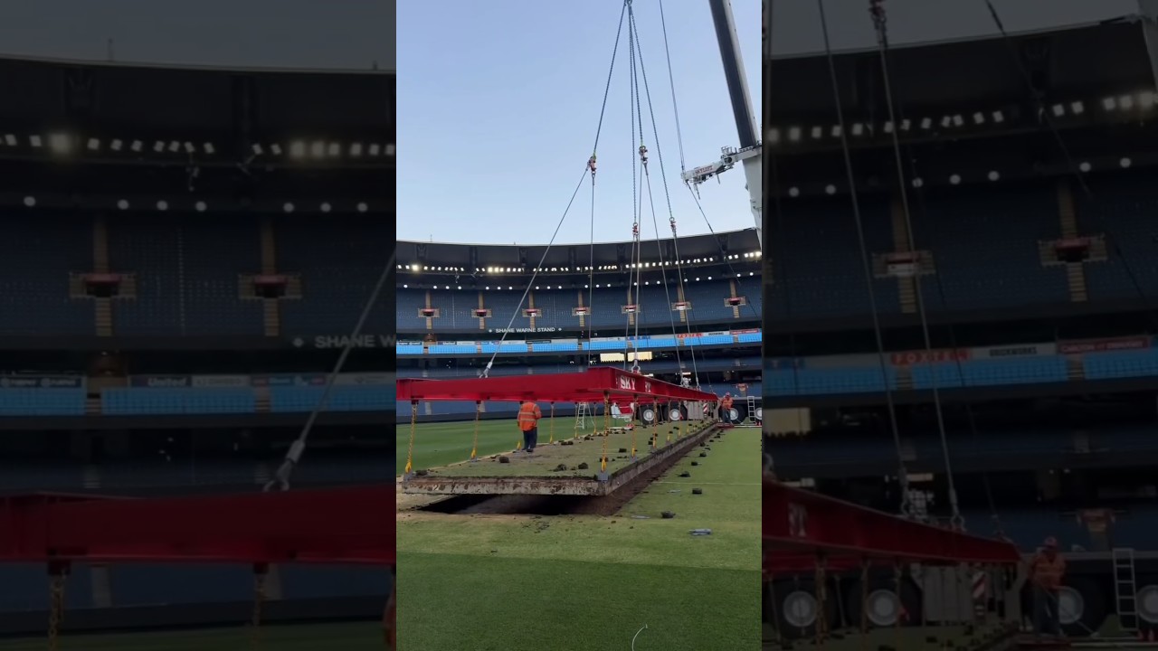 Why Groundsmen Remove Pitch From Ground #shorts