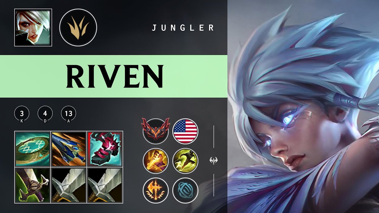 Riven Jungle vs Kayn - NA Grandmaster Patch 25.24