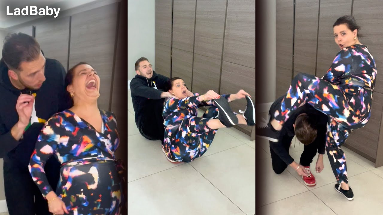 Trying the funniest couples body roll challenge 🤣🙈