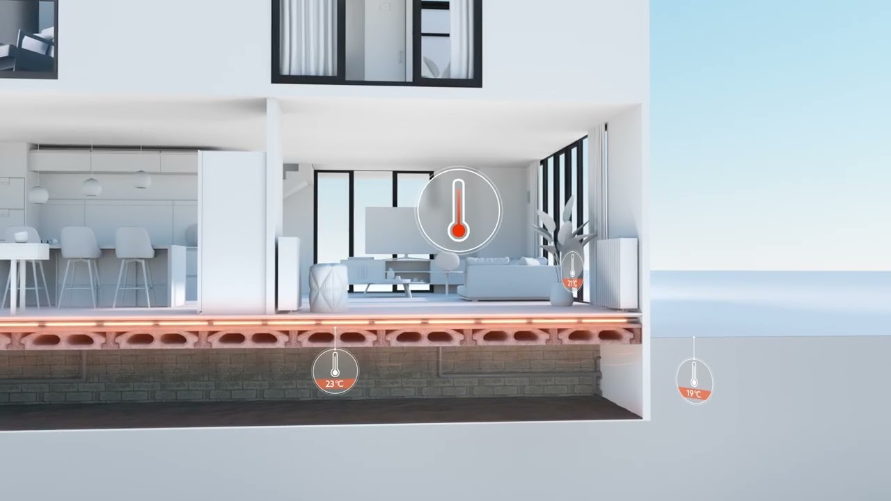 TONZON Vloerisolatie bij vloerverwarming -  Warmteverlies door vloerverwarming.
