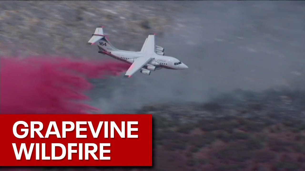 SkyFOX over the Grapevine Fire in Prescott National Forest