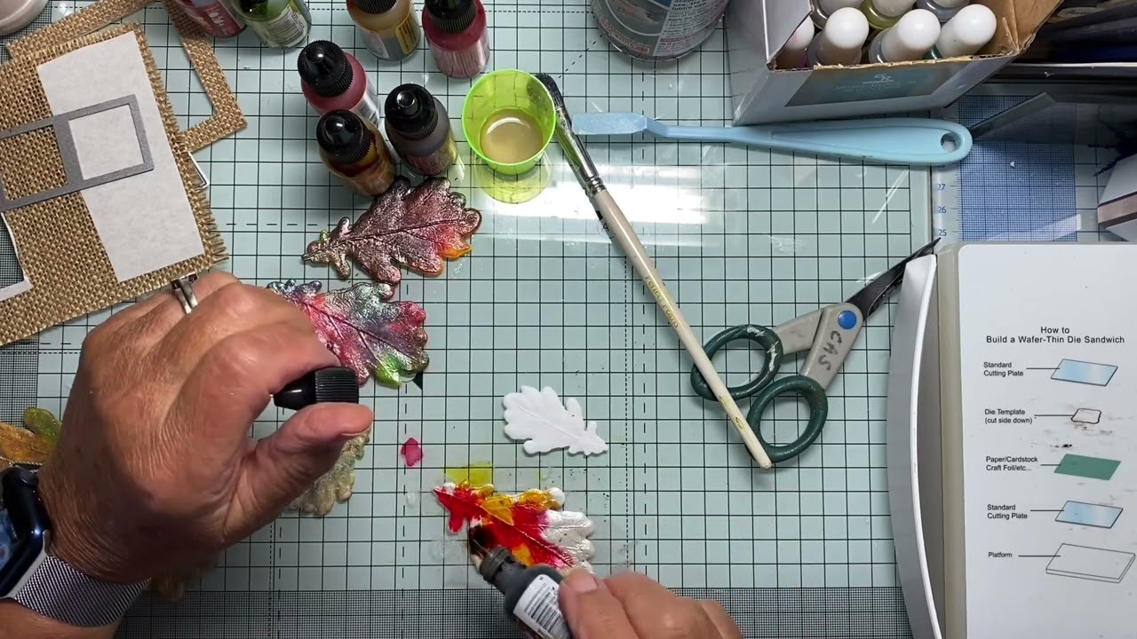 3 card making solutions, 3d embossing, die-cutting, inking