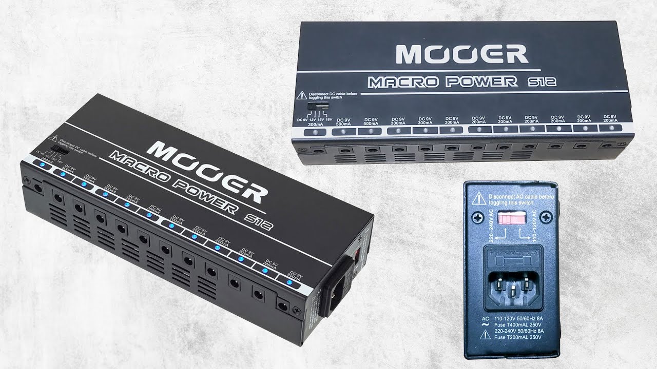 Mooer Macro Power S12 | Professional Pedalboad Power Supply