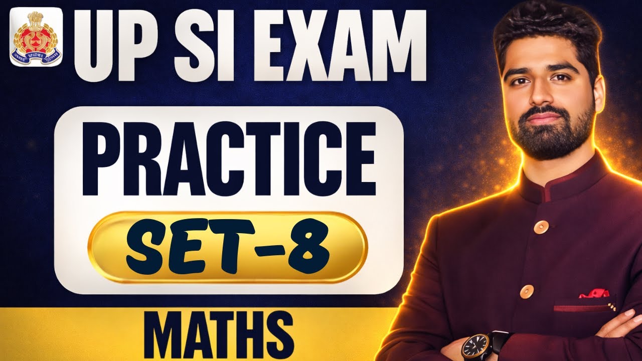 UPSI Maths | Practice Set-8 | Expected Questions for UPSI 2026 | Bhoopendra Sir