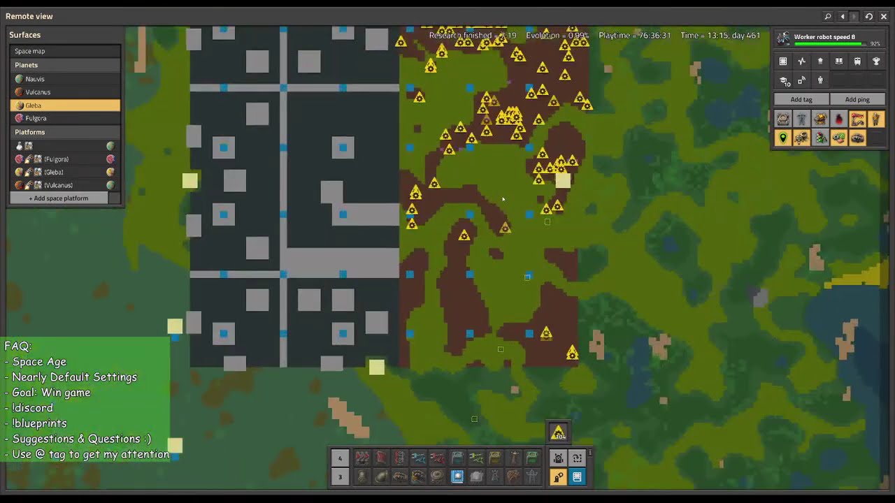 HySpeed is streaming Factorio - Space Age - Solo