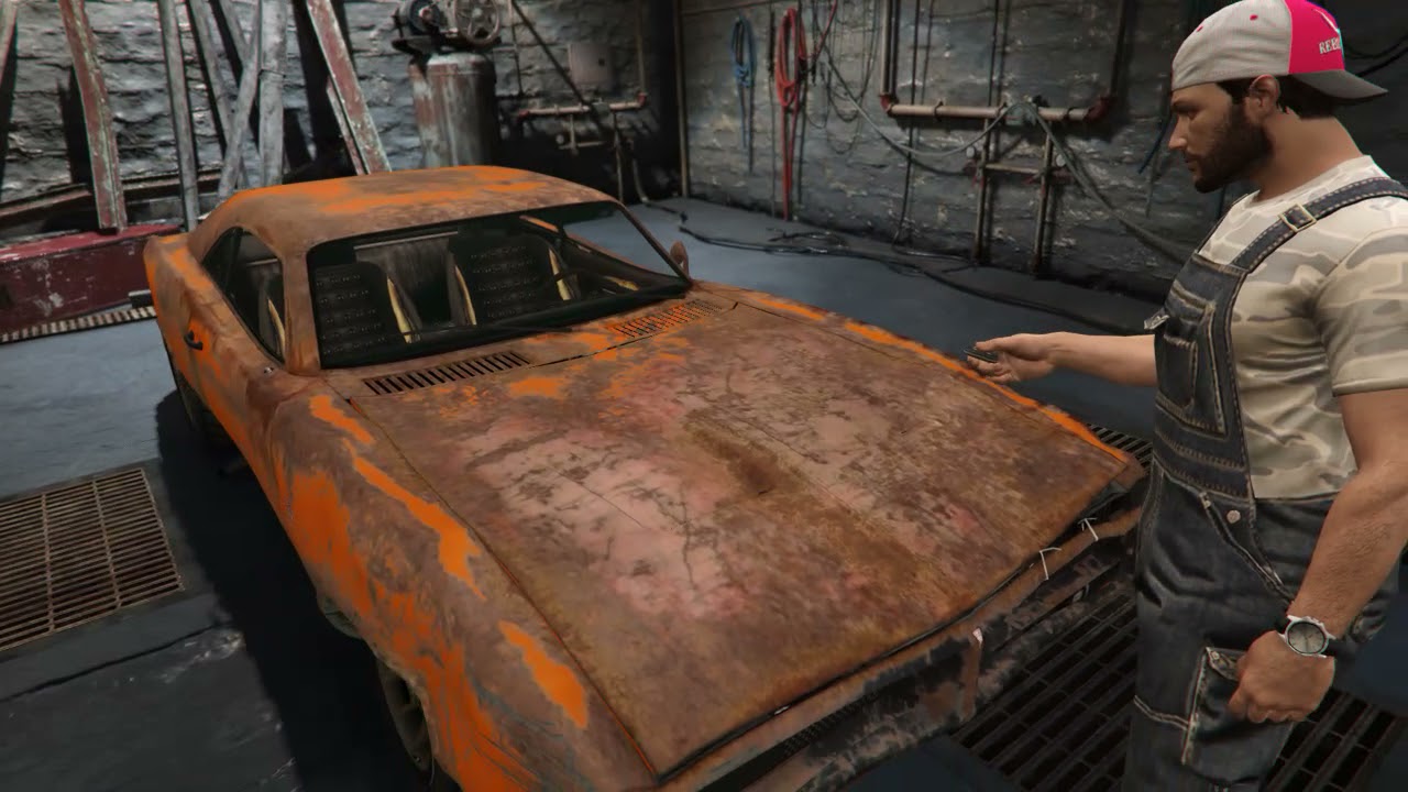1969 Dodge Charger - General Lee Restoration | GTA Online (No Voice Actors)