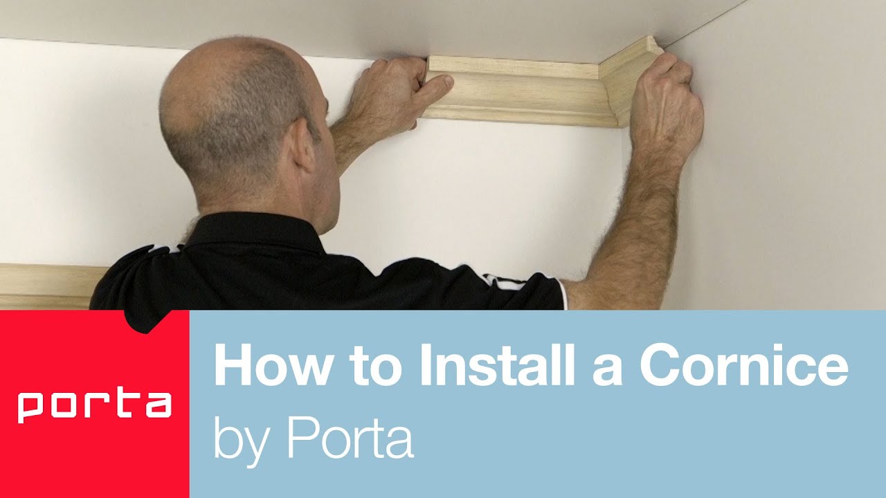 How to Install a Cornice by Porta