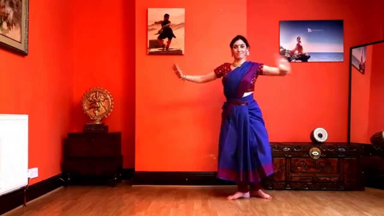 Learn Bharatanatyam Basic Steps 2nd Thath thei thaam Radhini Sivadharan  Kalaimanram