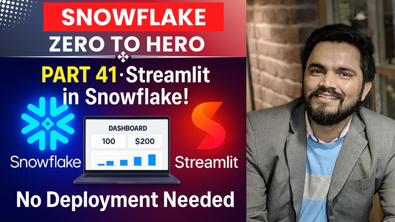 #41 Учебное пособие по Snowflake Streamlit: создание приложений внутри Snowflake