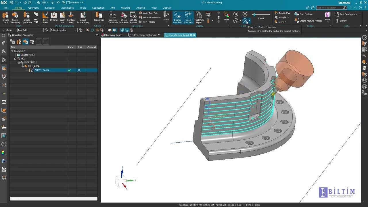 Siemens NX CAM İpuçları - Z Level 5 Eksen Operasyonu
