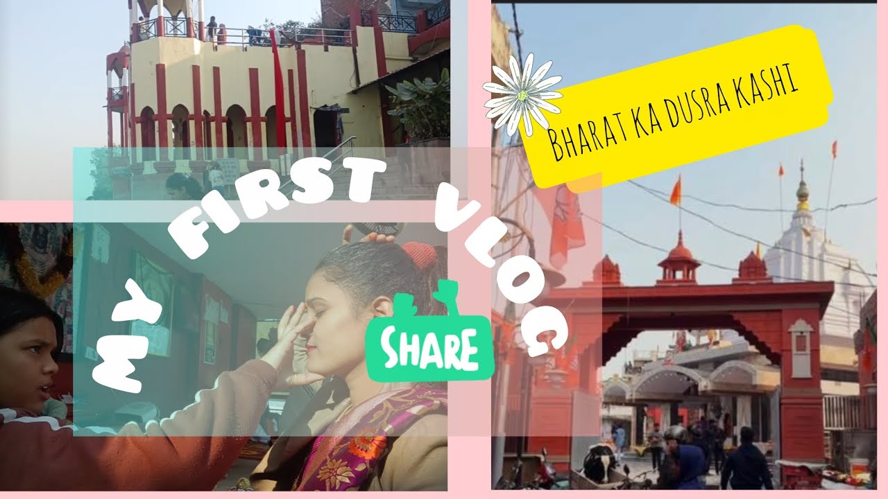 My first vlog 🎥 || Bharat ka dusra kashi🚩🔔 #