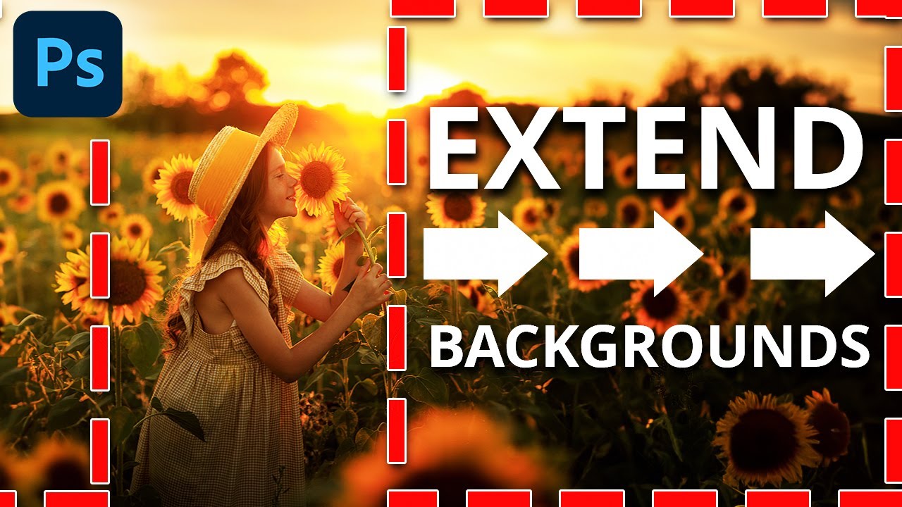 How To Extend Backgrounds In Photoshop - (NEW Best Methods)