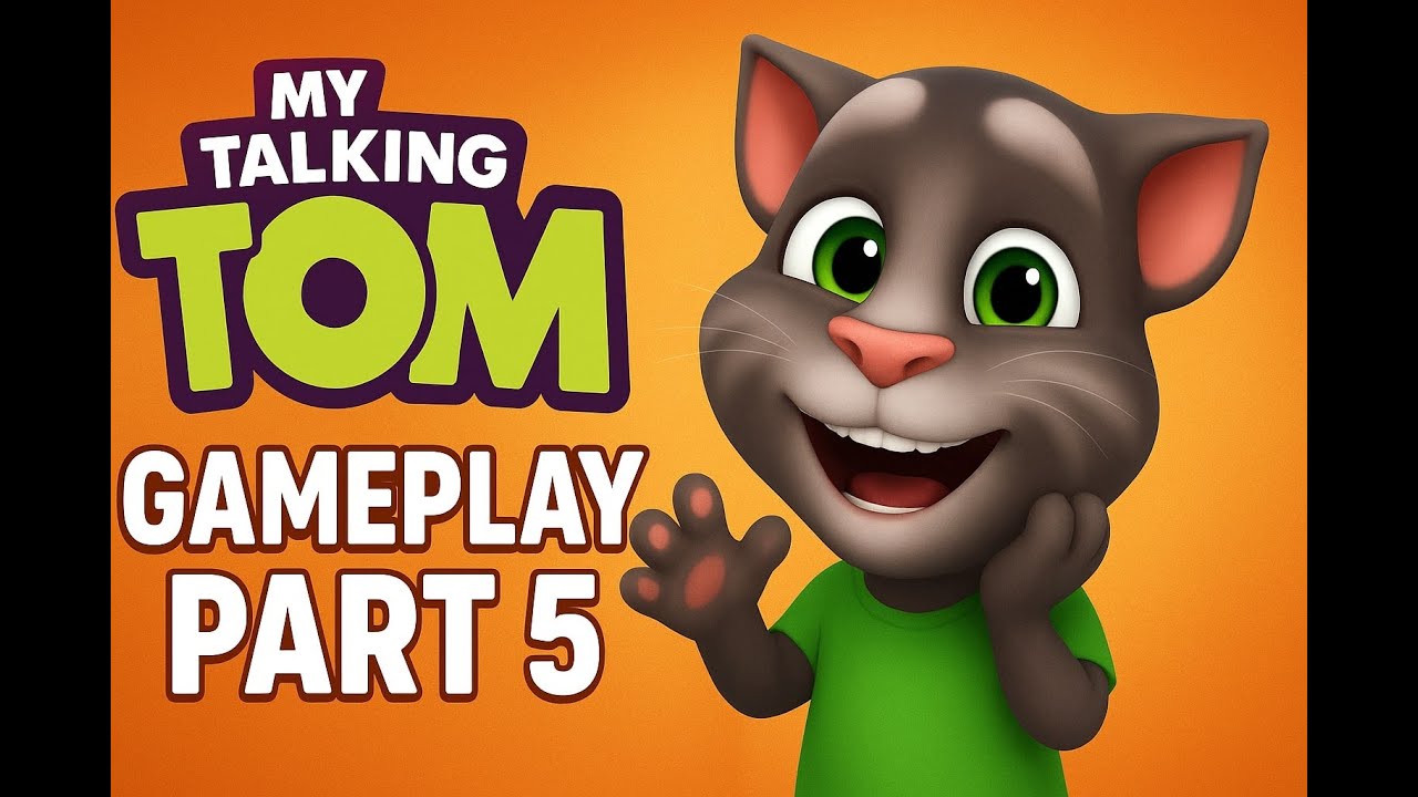 My Talking Tom Gameplay Part 5 | Funny & Cute Virtual Pet Cat Game | Android/iOS Gameplay