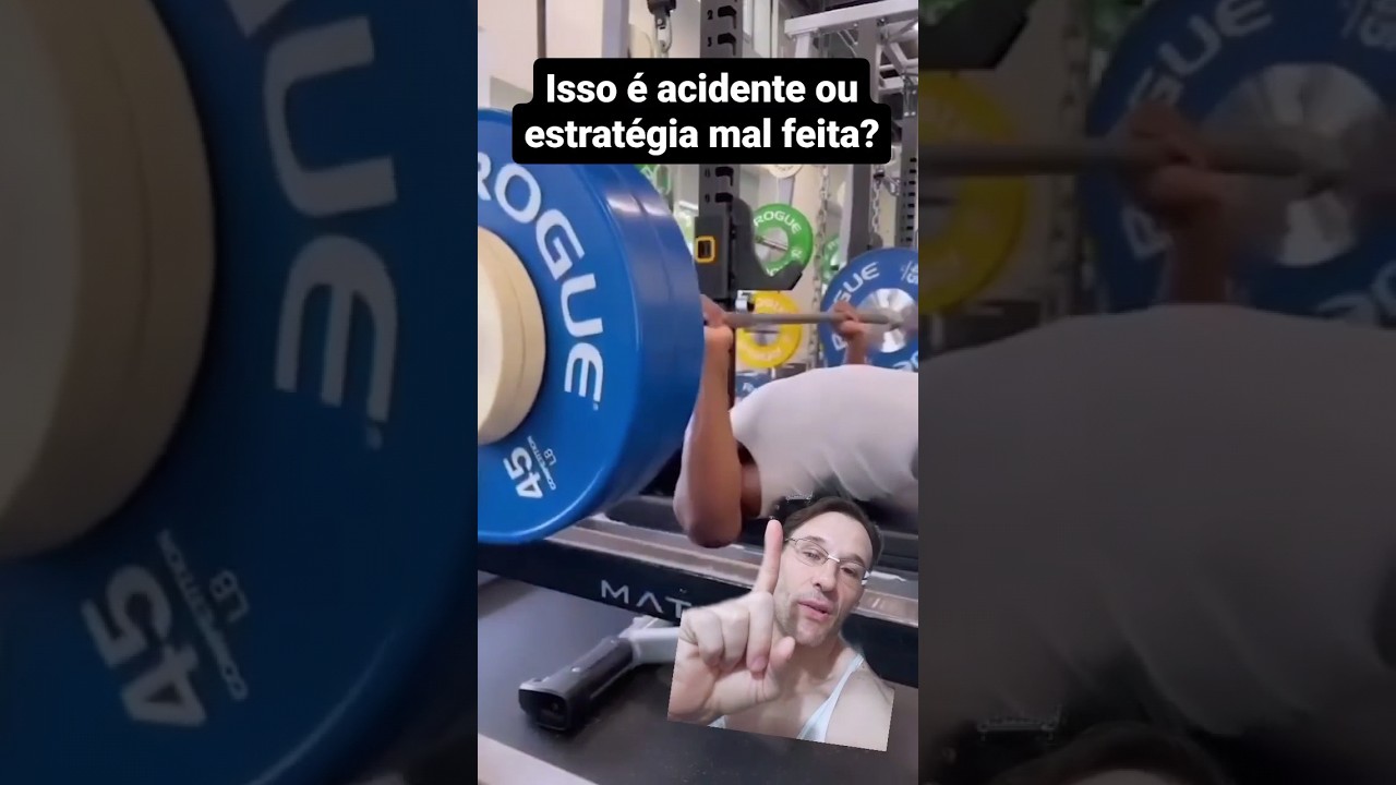 ACIDENTE OU ESTRAT&Eacute;GIA MAL FEITA? #muscula&ccedil;&atilde;o #academia #musculacao