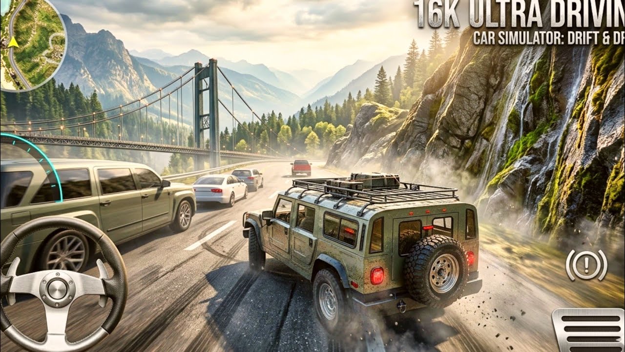Ultimate Car Driving Simulator Gameplay | Real Physics, Insane racing Skills & Open World game 