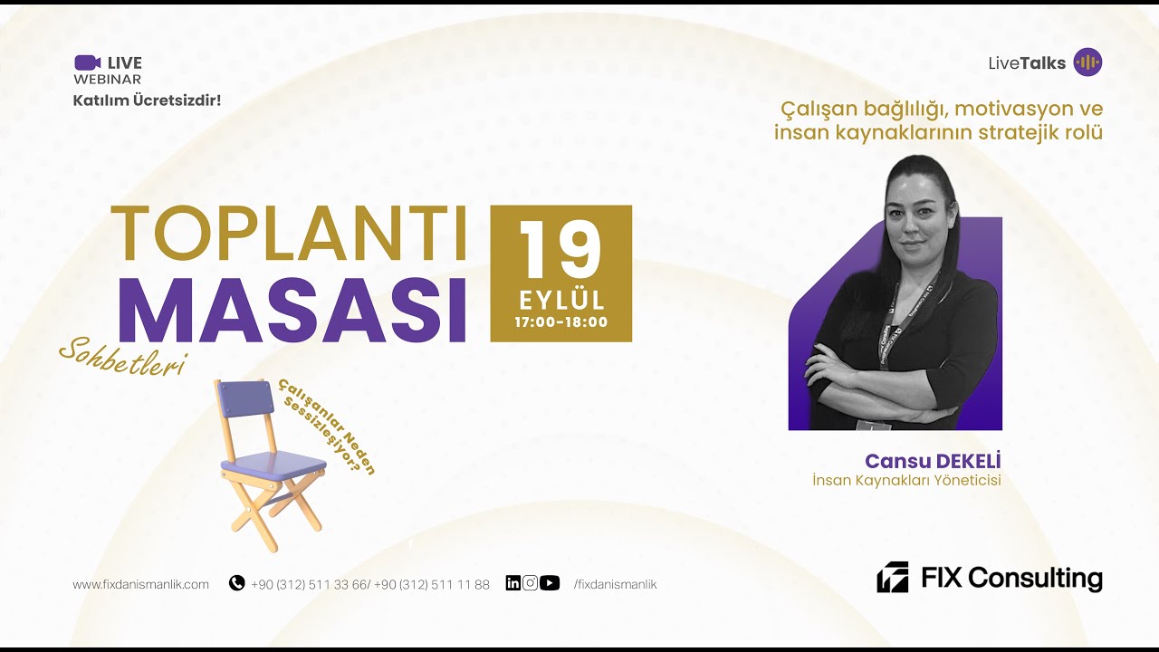 TOPLANTI MASASI SOHBETLERİ | BÖLÜM V