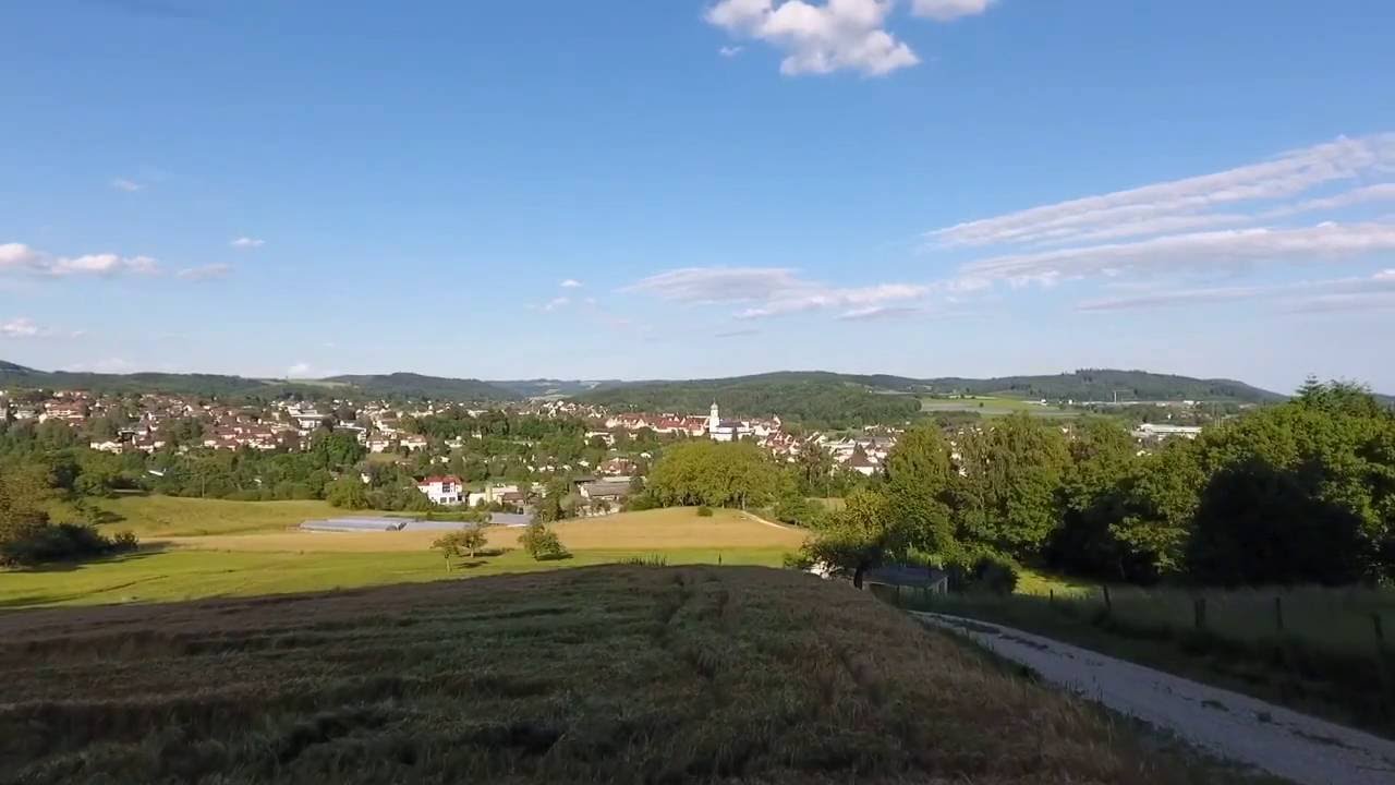 Stockach aus der Luft Drohne Bodensee Flug DJI Phantom 4