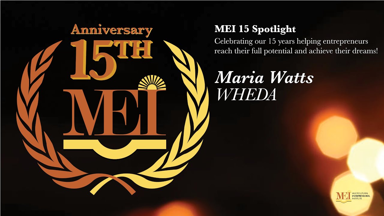 MEI 15th Anniversary Spotlight - Maria Watts