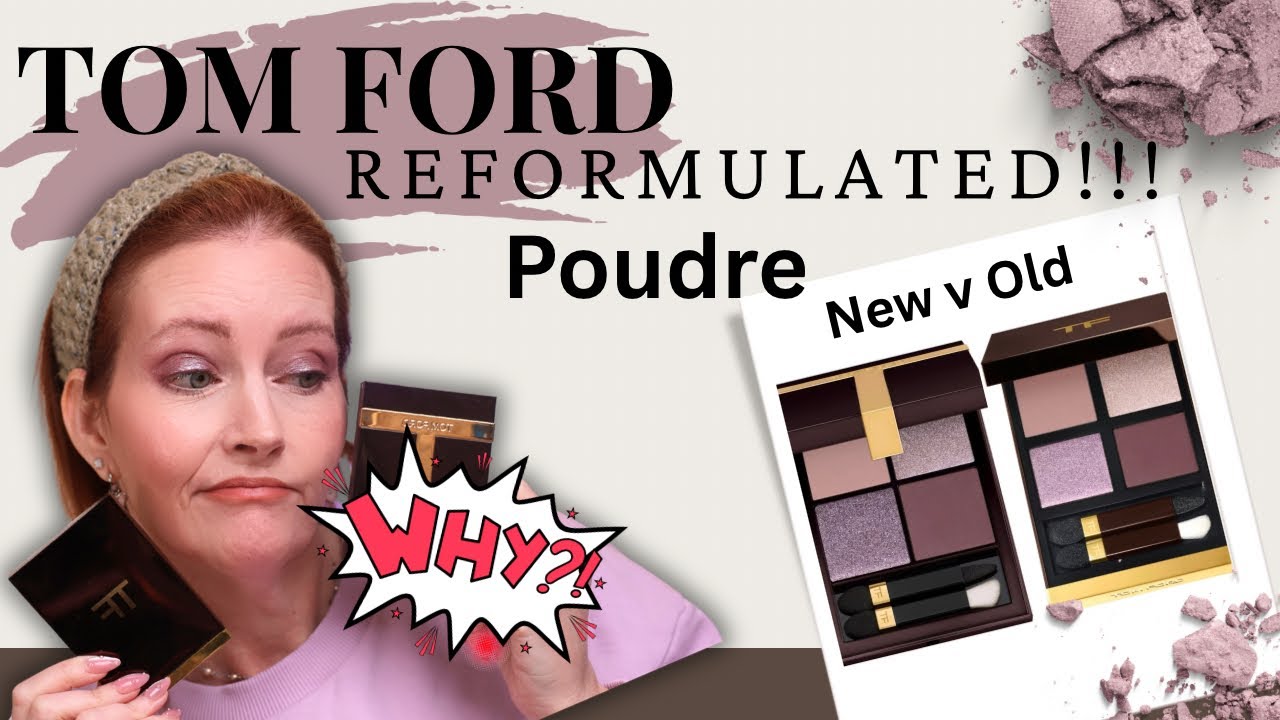 Tom Ford Reformulated Runway eye colour quad poudre, original v new