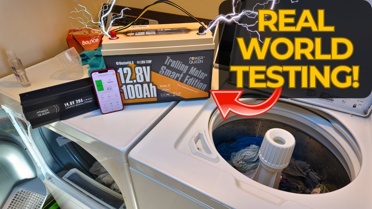 Tests NO ONE Else Will Attempt! - Power Queen 12V LiFePO4 Battery & Charger