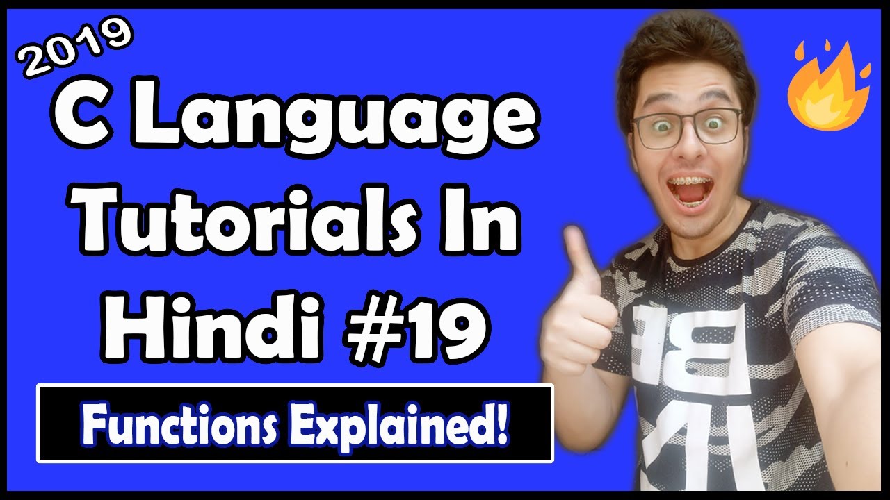 Functions In C: C Tutorial In Hindi #19