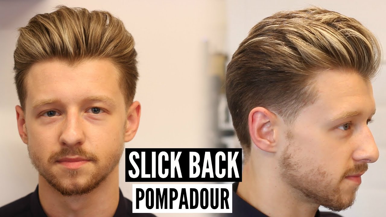 Slick Back Pompadour Hairstyle & Haircut Tutorial - Mens Hair 2026