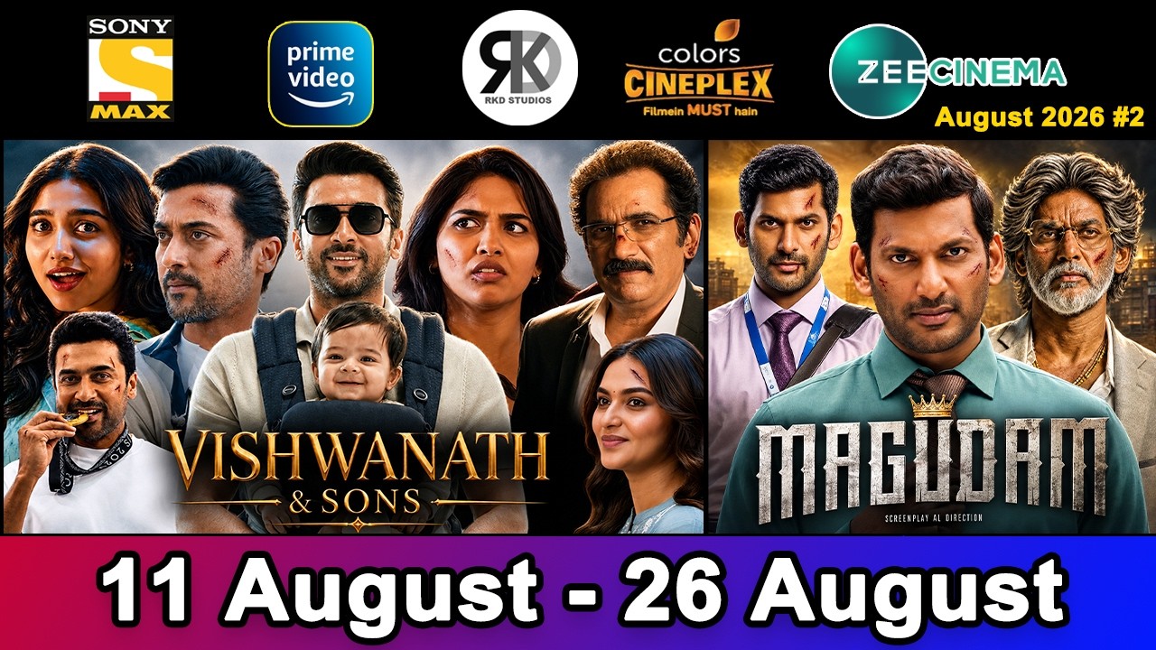 7 Upcoming South Hindi Dubbed Movies | Confirm Release Date | Vishwanath & Sons | August 2026 #2