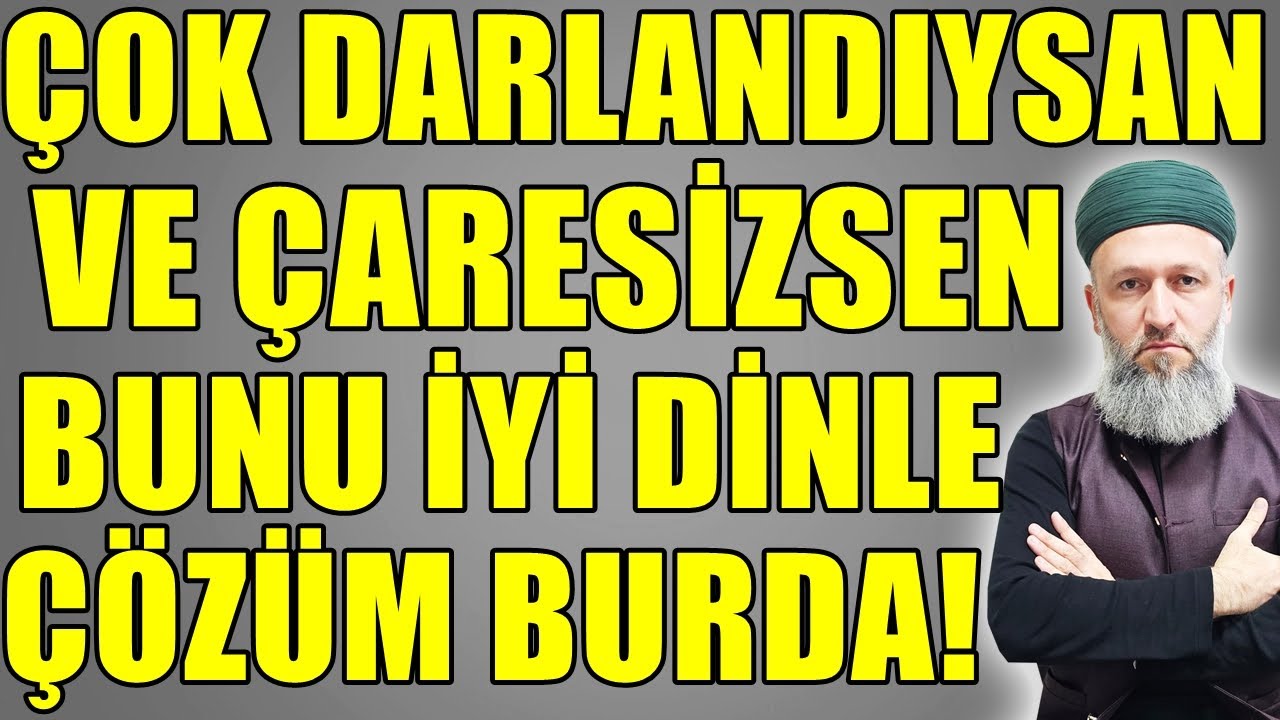 BAŞINA BİR BELA GELDİYSE VE ÇARESİZSEN İZLE ÇÖZÜM BURDA! Hüseyin ÇEVİK