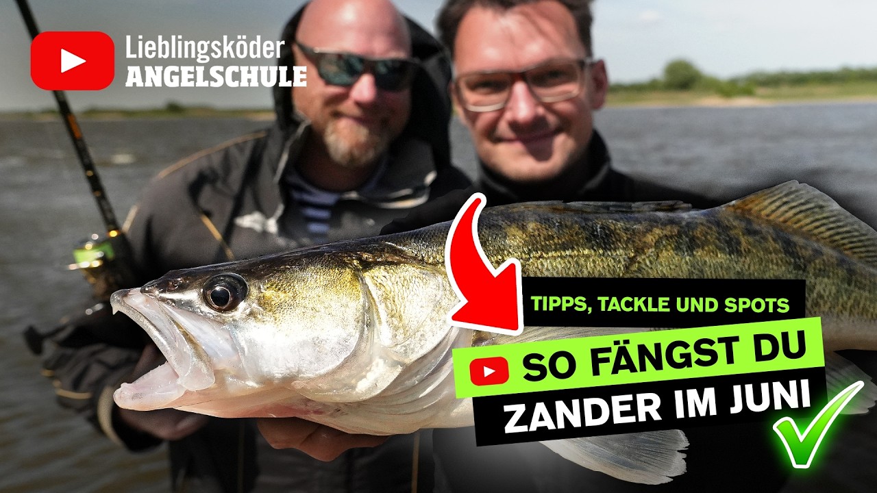 Zanderangeln im Juni 2025 🎣 – Beste Tipps, Köder & Top Spots