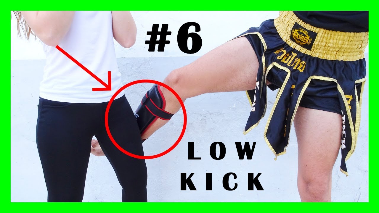 LOW KICK (patada baja)- CURSO DE KICKBOXING en español - nv BÁSICO #06