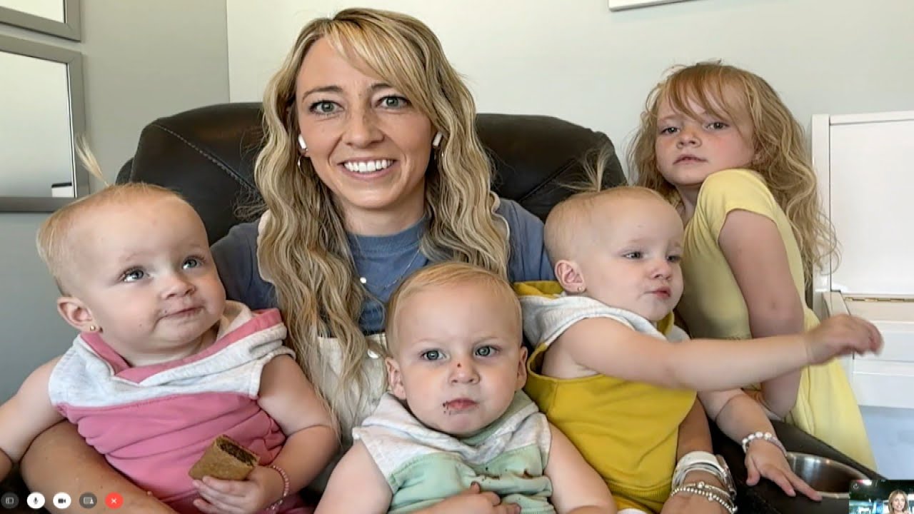 Mom Brings Her Triplets and 5-Year-Old to Jury Duty