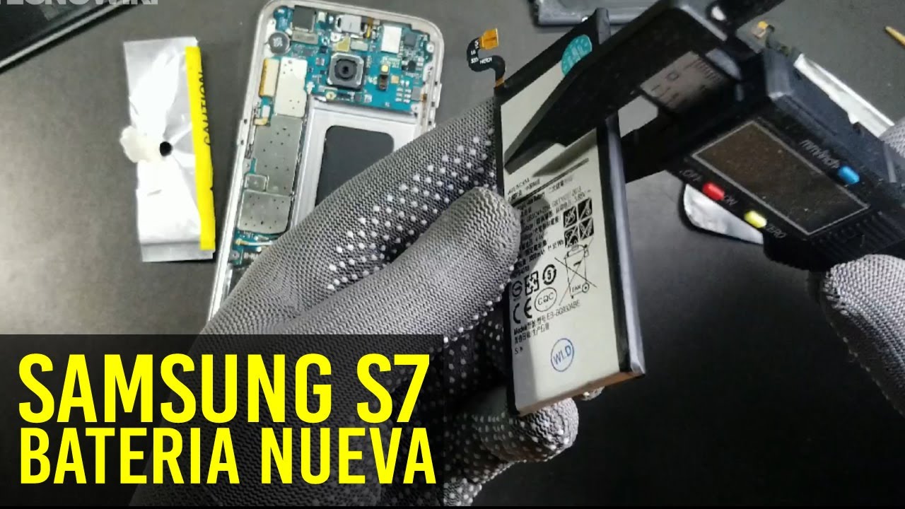 ✔️Como abrir Samsung S7 y CAMBIAR BATERIA 📱