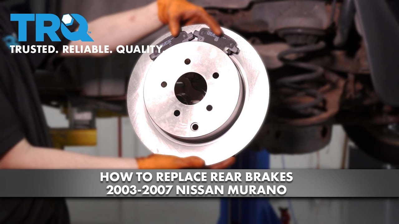 How to Replace Rear Brakes 2003-2007 Nissan Murano