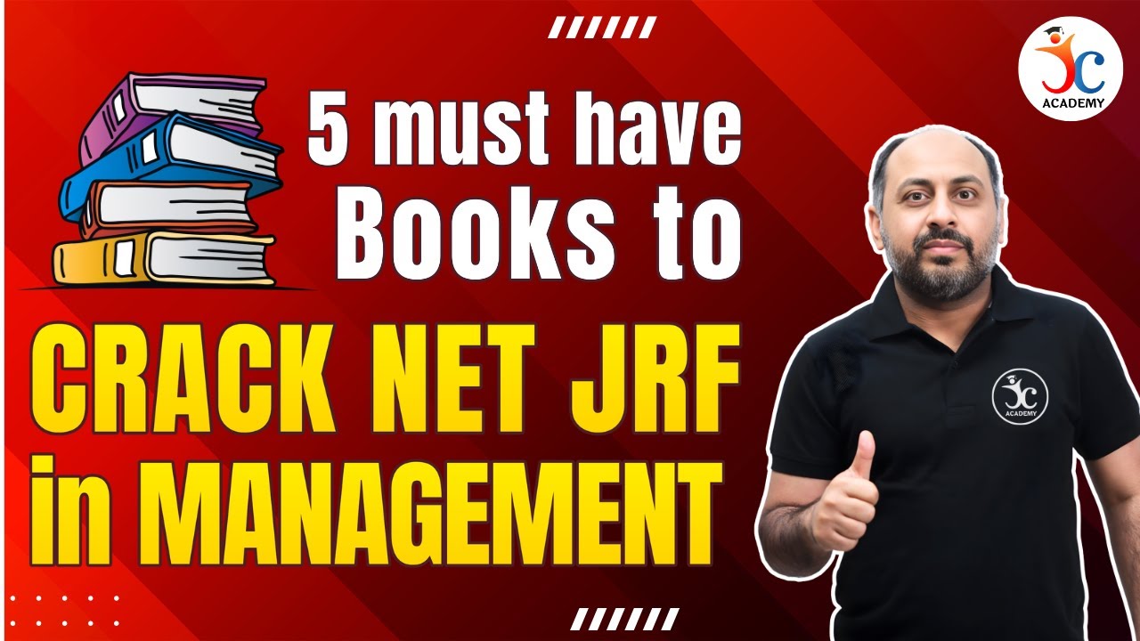 5 must have books to crack NET JRF in Management | UGC NET Management June 2026 | Sourabh Joneja Sir
