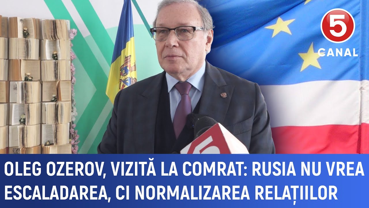 Oleg Ozerov, vizită la Comrat: Rusia nu vrea escaladarea, ci normalizarea relațiilor