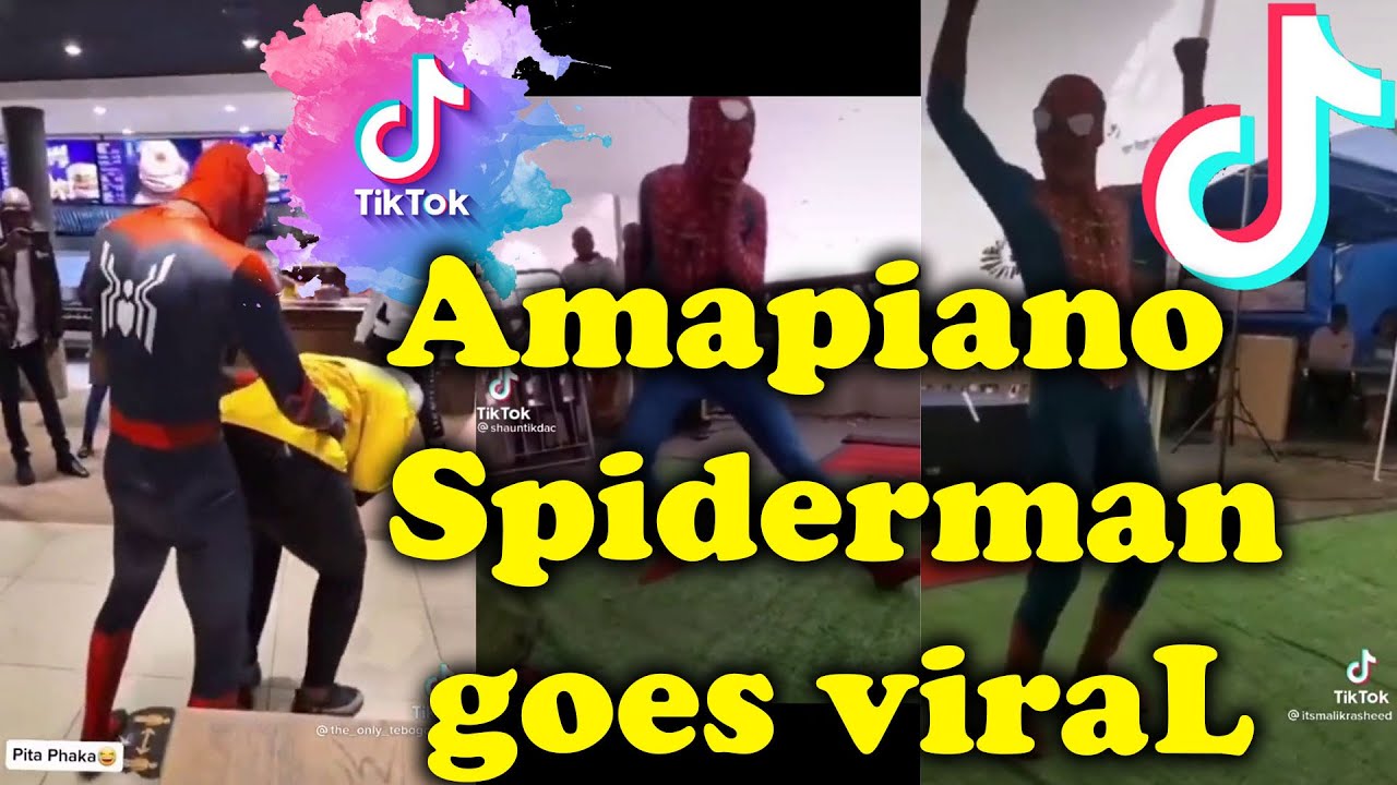 All videos of Mzansi Spiderman challenge Dancing to Amapiano mix dance songs| South Africa|