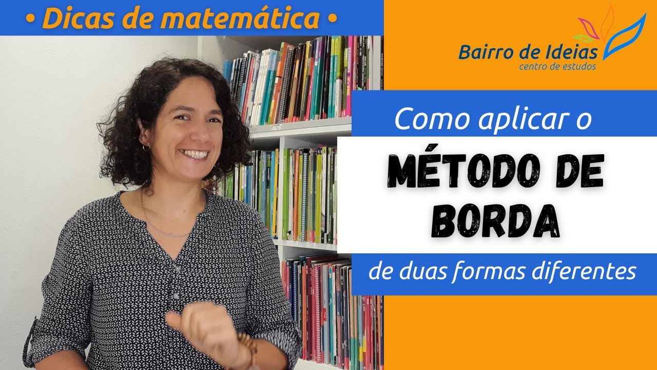 Como aplicar o método de Borda | Aula de matemática 10º ano