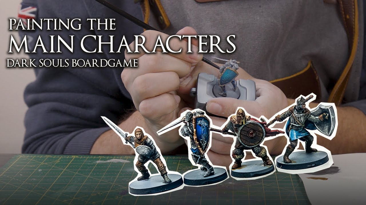 How to Paint: The Main Characters | Re-Painting the Dark Souls Boardgame