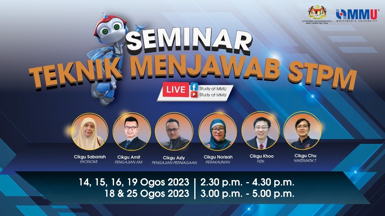 SEMINAR MENJAWAB SOALAN STPM 2023 [PERAKAUNAN]