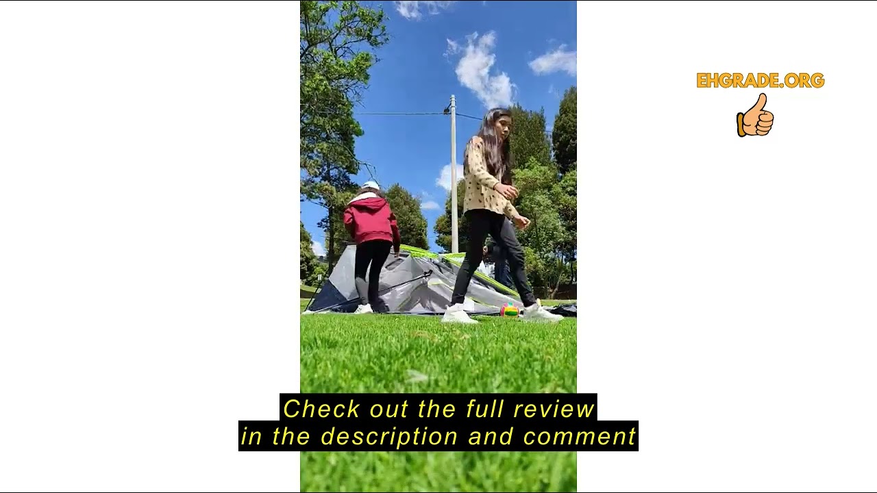 Review UNP Tents 6 Person Waterproof Windproof Easy Setup,Double Layer Family Camping Tent with 1 Me